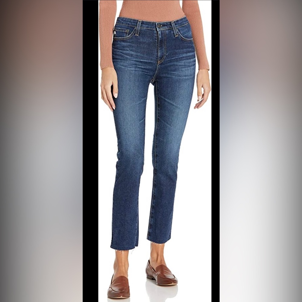 AG Isabelle High Rise Straight Leg Jean